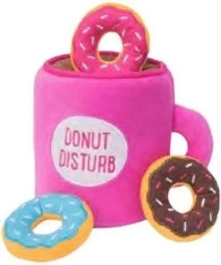 Zippy Paws ZP866 – Intelligentie Spel – Speelgoed Hond – Honden – Puzzel – Donut – Speelgoed Voor Dieren – Honden Speelgoed – Honden Knuffel – Honden Speeltje – Honden Speelgoed Knuffel – Hondenspeelgoed Piep – Hondenspeelgoed Bijten