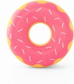 Zippy Paws ZP432 ZippyTuff Donutz – Strawberry – Speelgoed Voor Dieren – Honden Speelgoed – Honden Knuffel – Honden Speeltje – Honden Speelgoed Knuffel – Hondenspeelgoed Piep – Hondenspeelgoed Bijten