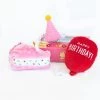 Zippy Paws ZPD027 Birthday Box Pink – Speelgoed Voor Dieren – Honden Speelgoed – Honden Knuffel – Honden Speeltje – Honden Speelgoed Knuffel – Hondenspeelgoed Piep – Hondenspeelgoed Bijten