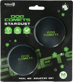 Dog Comets Ball Stardust Hondenspeeltje – Duurzaam Honden Speelgoed – Stevige Honden Bal – Rubberen Bal – Geschikt Voor Honden – Zwart/Groen – 6 Diameter