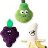 Petshop By Fringe Studio 289507 Set Fruit – Speelgoed Voor Dieren – Honden Speelgoed – Honden Knuffel – Honden Speeltje – Honden Speelgoed Knuffel – Hondenspeelgoed Piep – Hondenspeelgoed Bijten