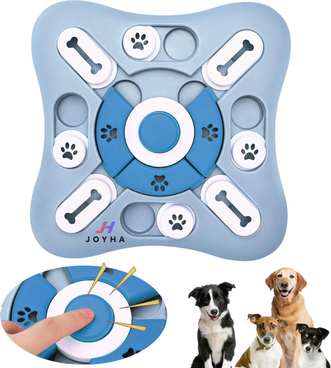 Joyha Honden Interactieve Speelgoed | Vierkant | Puzzel | Puppy | Dog | Intelligentie 3 Joyha Honden Interactieve Speelgoed | Vierkant | Puzzel | Puppy | Dog | Intelligentie
