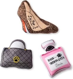 Petshop By Fringe Studio 289554 Set Pawshionista – Speelgoed Voor Dieren – Honden Speelgoed – Honden Knuffel – Honden Speeltje – Honden Speelgoed Knuffel – Hondenspeelgoed Piep – Hondenspeelgoed Bijten