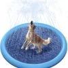 Yar Doggo- Hondenzwembad 150cm – Verkoeling Hond – Waterspeelgoed Buiten – Watersproeier Speelgoed – Hondenspeelgoed- Afkoeling Hond – Afkoelen – Zwembad – Speelzwembad – Babyzwembad – Opblaasbaar – Outdoor Koelmat Hond – Honden Speelgoed