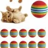 MultiMarkt® Regenboog Kleur Ballen (10 Stuks) – Kattenspeeltjes – Kattenspeelgoed – Speelgoed Voor Katten – Kat Speeltje Bal – Kitten Speeltjes Balletjes -Huisdier Speelgoed Winkel 1108x1200 3