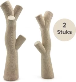 Leashr Honden Speelgoed – Stro Stok – 2 Stuks – Kauwspeelgoed – Hond – Natuurlijk – Veilig – L – 18CM