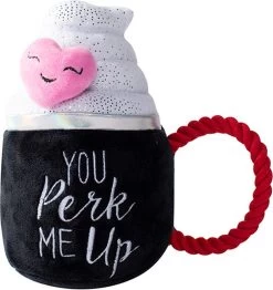 Petshop By Fringe Studio – 314115 – You Perk Me Up – Valentijn – Hondenspeelgoed – Speelgoed Hond – Verjaardag Hond – Knuffel Hond – Honden Speelgoed – Hondenspeeltje – Pluche Speelgoed Hond – Pluche Hondenspeelgoed