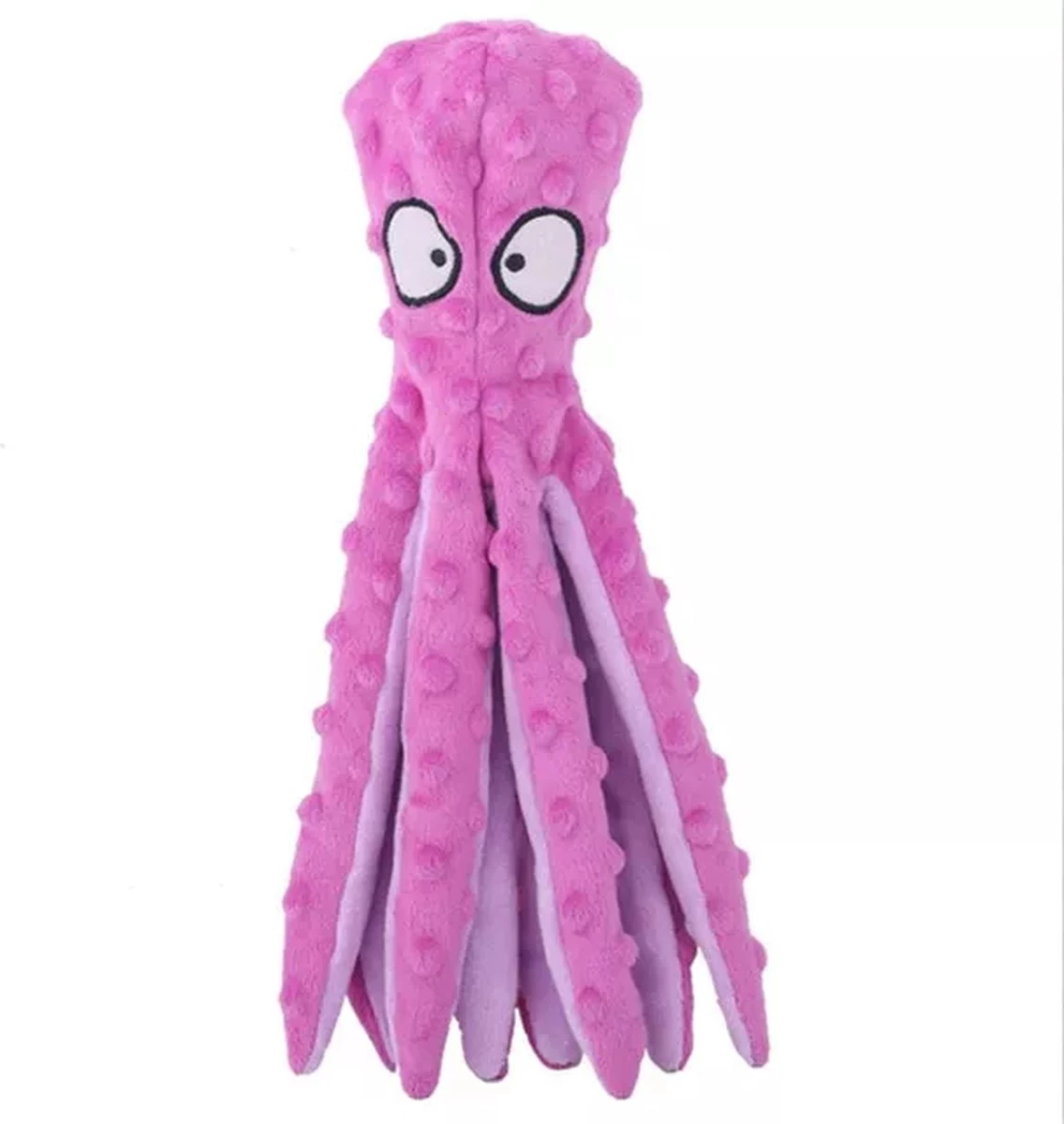 Honden Speelgoed Piep Kraak Pluche Hondenknuffel Octopus – Paars – Dutchwide 3 Honden Speelgoed Piep Kraak Pluche Hondenknuffel Octopus – Paars – Dutchwide
