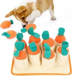Premium Snuffelmat Voor Hond En Kat – Intelligentie Speelgoed – Snuffel Mat Puppy – IQ Hondenspeeltjes – Educatieve Training Huisdier – Snuffeltrainer Hondenpuzzel – Educatief Speelgoed – Vetalo