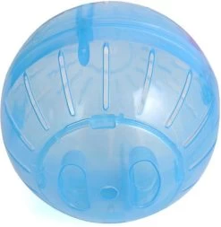 WiseGoods – Premium Hamsterbal – Hamster Speelgoed – Plastic – Blauw – Transparant – 10 Cm