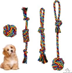 The Pets Supplier – Honden Speelgoed – Speeltouw – Puppy Speelgoed – Interactief