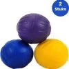 Leashr Honden Speelgoed – Bal – 2 Stuks – Kauwspeelgoed – Apporteer – Hond – Duurzaam – Geel – 9 CM