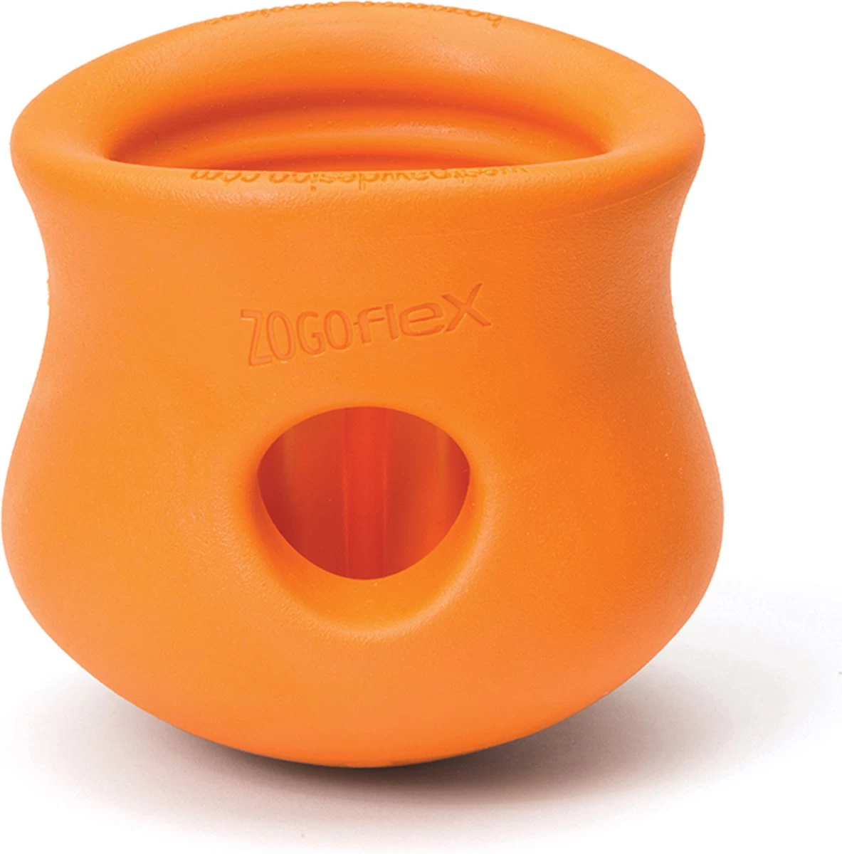 West Paw Toppl Zogoflex – Uitdagend En Sterk Speelgoed Voor Honden – Slowfeeder – Vulbaar Met Voer Of Snacks – Kleur: Oranje, Maat: Extra Large 3 West Paw Toppl Zogoflex – Uitdagend En Sterk Speelgoed Voor Honden – Slowfeeder – Vulbaar Met Voer Of Snacks – Kleur: Oranje, Maat: Extra Large