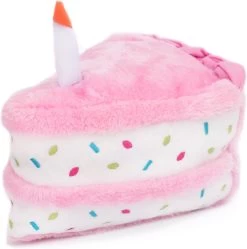 Zippy Paws ZP862 Birthday Cake – Pink – Speelgoed Voor Dieren – Honden Speelgoed – Honden Knuffel – Honden Speeltje – Honden Speelgoed Knuffel – Hondenspeelgoed Piep – Hondenspeelgoed Bijten