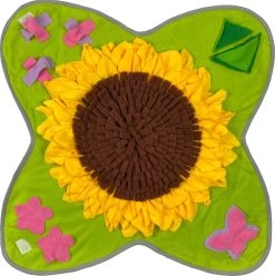 Mister Mill Snuffelmat Hond – Kat – Speelmat – Speelgoed Intelligentie – Interactief Speelgoed – Opvouwbaar – Zonnebloem