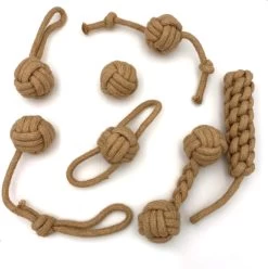 Touw Hondenspeelgoed | 7 Stuks | Hennep Natuurlijk Hondenspeelgoed | Speelgoed Hond