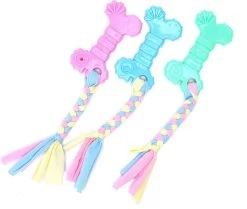 Erg Leuk Honden Speelgoed, Maar Liefst 3 Stuks! Het Bot Is Van TPR Milieu Vrij Materiaal, Zacht, Slijtvast En Bijtvast. Het Speelgoed Is Niet Giftig En Onschadelijk. Het Helpt Om De Tanden Schoon Te Maken. Voor Uw Eigen Hond Of Bestel Een Cadeau