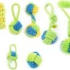 Bolture Hondenspeelgoed Set – 7 Delig – Hondenspeeltjes – Speelgoed Voor Hond – Huisdier Trektouw – Hondentouw – Puppy & Volwassen – Groen
