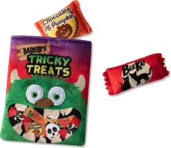 Petshop By Fringe Studio – 289210 – Tricky Treats – Burrow – Halloween – Intelligentie Hondenspeelgoed – Speelgoed Hond – Verjaardag Hond – Knuffel Hond – Honden Speelgoed – Hondenspeeltje – Pluche Speelgoed Hond – Pluche Hondenspeelgoed