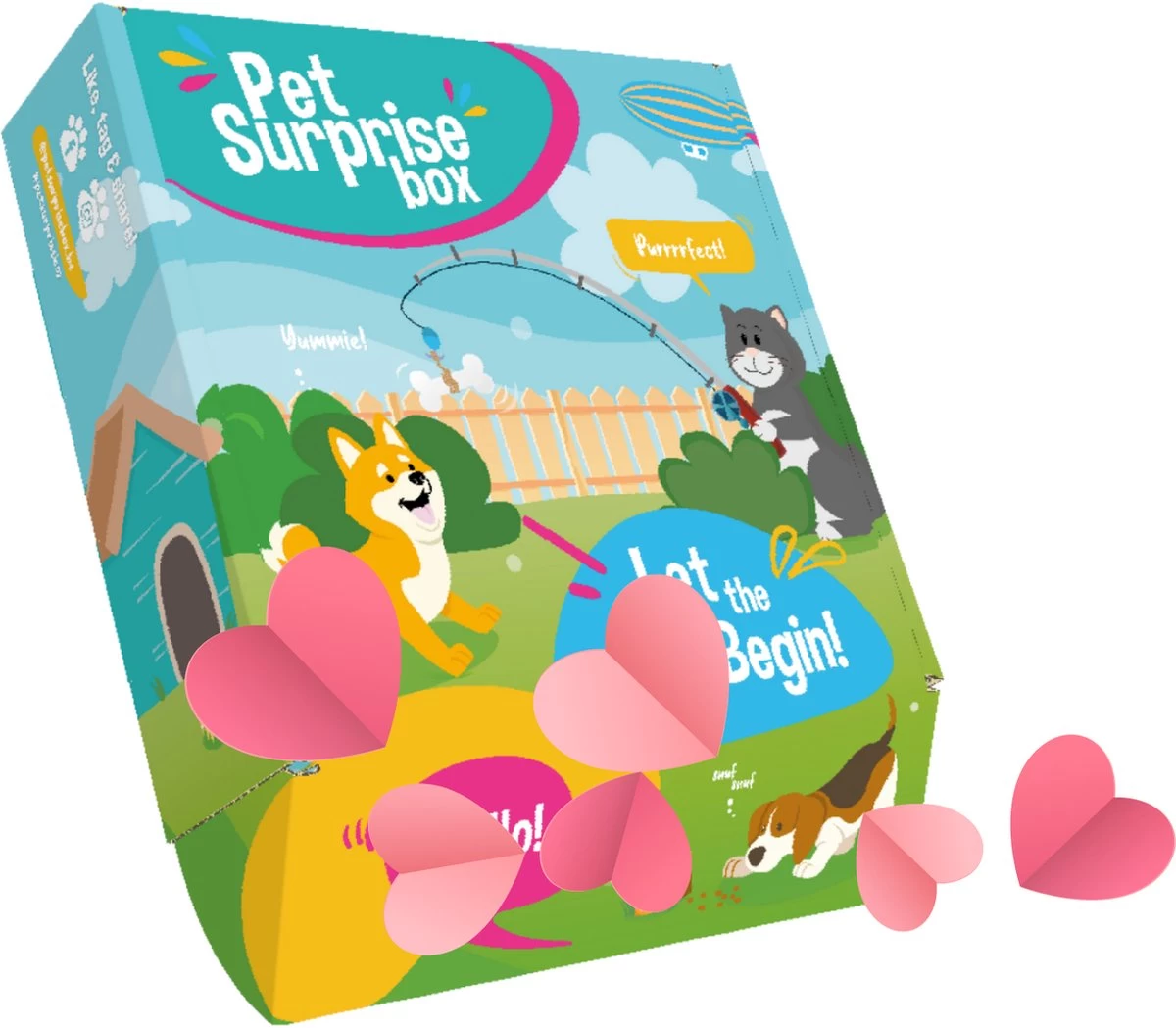 Pet SurpriseBox Valentijnsbox Hond – Honden Speelgoed – Honden Snacks – L (+20kg) 3 Pet SurpriseBox Valentijnsbox Hond – Honden Speelgoed – Honden Snacks – L (+20kg)