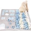 Snuffelmat Hond – Likmat Hond – Honden Speelgoed Intelligentie – Anti Schrokbak Hond – Honden Speeltjes – 100cmx100cm