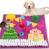 Petphabet Hond Snuffle Mat Large (28 “x 28 “), Huisdier Snuffle Mat Groot Hondenspeelmatten Hond Neuswerk Speelgoed Puzzel Speelgoed Hond Langzame Voeding Mat Training Hond Foerageerpad 70x70cm -Huisdier Speelgoed Winkel 1200x1059