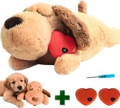 Woefie Hondenknuffel Met Hartslag – Puppyknuffel – Pluche- Puppy Speelgoed- Snuggle Puppy Xl- Knuffel Hond- Baby Knuffel- Knuffel Met Hartslag – Moederhond