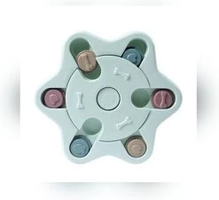 Honden Speelgoed Honden Puzzel Huisdier Speelgoed Hond Gourmet Draaitafel Eten Anti-verstikking Eetgerei Hondenkom Benodigdheden (Blauw)