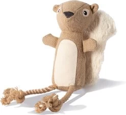 Petshop By Fringe Studio – 718006 – Bring More Nuts! – Earth Friendly – Canvas Hondenspeelgoed – Duurzaam Speelgoed Hond – Duurzaam Hondenspeelgoed – Hondenspeelgoed – Speelgoed Hond – Verjaardag Hond – Knuffel Hond – Honden Speelgoed