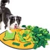 Hond Snuffelmat – Dieren Intelligentie Speelgoed – 70 X 40 Cm – Wasbaar – Antislip – Opvouwbaar – Stimuleert Natuurlijke Voedselzoektocht – Geurtraining – Interactieve Puzzelmat Voor Honden – Groen / Geel -Huisdier Speelgoed Winkel 1200x1115 1