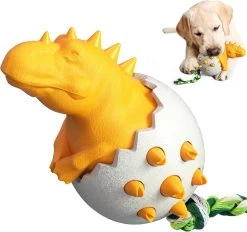 TocaDino-Kauwspeelgoed-Honden-Speelgoed Voor Honden- Reiniging-Denta-Dental-Oranje