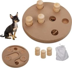 Relaxdays Intelligentie Speelgoed Hond – Denkspelletje – Voerpuzzel – Slim Hondenspeeltje
