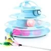Pecute Kattenspeelgoed 4 Niveau En 4 Ballen Met Kattenkruid Ballen, Gloeiende Ballen, Verenkattenstok, Interactief Kattenspeelgoed Voor Indoor Katten Kitten Speelgoed (Blauw) -Huisdier Speelgoed Winkel 1200x1140 1