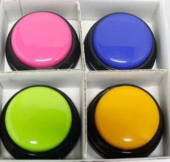 Smarty Praatknop Voor Honden 4 Stuks | Dogbuttons | Opneembare Knop | Honden Training | Honden Speelgoed Intelligentie