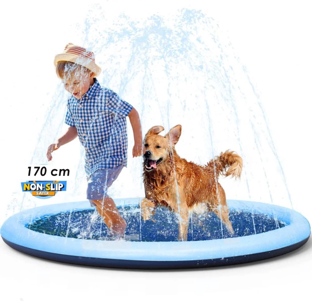 Joyage Zwembad Voor Hond En Kind – Hondenzwembad Opvouwbaar – Hondendouche – Hondenbad – Dog Pool – Waterfontein – Watersproeier – Waterspeelgoed – Honden Speelgoed Sterk – Dog Toys – Zwembad Voor Honden Large – Zwembad Hond – Bad Voor Honden 3 Joyage Zwembad Voor Hond En Kind – Hondenzwembad Opvouwbaar – Hondendouche – Hondenbad – Dog Pool – Waterfontein – Watersproeier – Waterspeelgoed – Honden Speelgoed Sterk – Dog Toys – Zwembad Voor Honden Large – Zwembad Hond – Bad Voor Honden