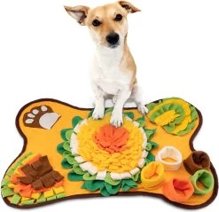 Snuffelkleed Voor Honden Geurtraining Intelligentie Speelgoed Voedermat Trainingsmat Voor Huisdieren Honden Katten (64 X 44 Cm)