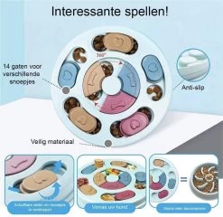 Honden Puzzel – Honden Speelgoed – Puppy Speelgoed – Interactief – Honden Intelligentiespel – Geheugentrainer – Interactieve Hondenpuzzel Vulbaar Met Snacks – Groen