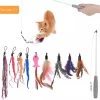 Kattenhengel – Set Van 11 – 1 Hengel En 10 Hangers – Interactief Speelgoed Voor Kat Of Kitten – Anti Slip Handvat -Huisdier Speelgoed Winkel 1200x1167 4