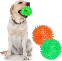 DOWO® – Honden Speelgoed – Hondenbal – Drijft Op Water – Stuitert – Veilig Voor Gebit – Honden Bal – Ideaal Met De Ballenwerper – Ø 7cm – Hondenspeeltjes – 2 Pack