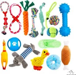 The Pets Supplier – Honden Speelgoed – 15-delig – Puppy Speelgoed – Honden Speelgoed Intelligentie