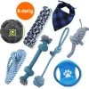 RoiPets® Honden Speelgoed Set Geschikt Voor Puppy’s T/m Middelgrote Honden – Hondenspeeltjes – 8 Stuks – Honden Speelgoed Intelligentie – Voedingsbal – Honden Knuffel – Honden Bandana -Huisdier Speelgoed Winkel 1200x1198 1