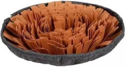 Snuffelmat Hond Kat Honden Speelgoed Puppy Speelgoed Katten Speeltjes – Snuffelmatten Voor Honden En Katten Intelligentie – Hersenwerk – Speelmat – Konijnen – Training – Speeltjes – Trainingsmat – Anti-Schrok – Snuffelkleed – Grijs / Bruin