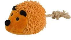 Fuzzle Egel Met Staart – Knuffel – Knuffels Hond – Speelgoed Hond – Hondenknuffel – Knuffels Dieren – Speelgoed Voor Hond – Zacht – Met Pieper – Met Staart – Oranje