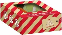 Cupid & Comet Kerstdiner Pakket – Met Snacks – Speelgoed – Voor Honden En Katten