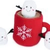 Zippy Paws – Pinata – Honden Speelgoed – Knuffel – Intelligentie – Puzzel – Kerst – Kerstfeest – Hot Coco