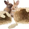 Relaxdays Knaagdier Speelgoed – Set Van 3 – Grashuis – Speeltje – Benodigdheden Konijn -Huisdier Speelgoed Winkel 1200x772