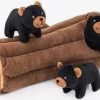 Honden Speelgoed – ZippyPaw – Interactief – Spel – Puzzel – Pinata – Bruine – Beer – Boomstam