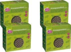 Adori Knaagspeelblok Karton – Speelgoed – 4 X 10x10x6 Cm