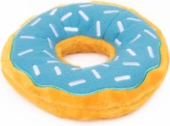 Zippy Paws ZP865 Jumbo Donutz – Blueberry – Speelgoed Voor Dieren – Honden Speelgoed – Honden Knuffel – Honden Speeltje – Honden Speelgoed Knuffel – Hondenspeelgoed Piep – Hondenspeelgoed Bijten