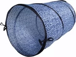 Kattenspeeltunnel – 28 X 40 Cm – Blauw – Cat Play Tunnel – Katten Speeltuinen – Katten Speelgoed – Kattentunnel – Katten Tunnel – Opvouwbaar – Dierendag